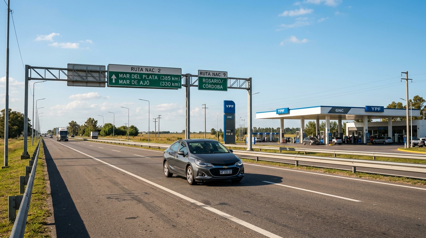 Rutas y Viajes en GNC
